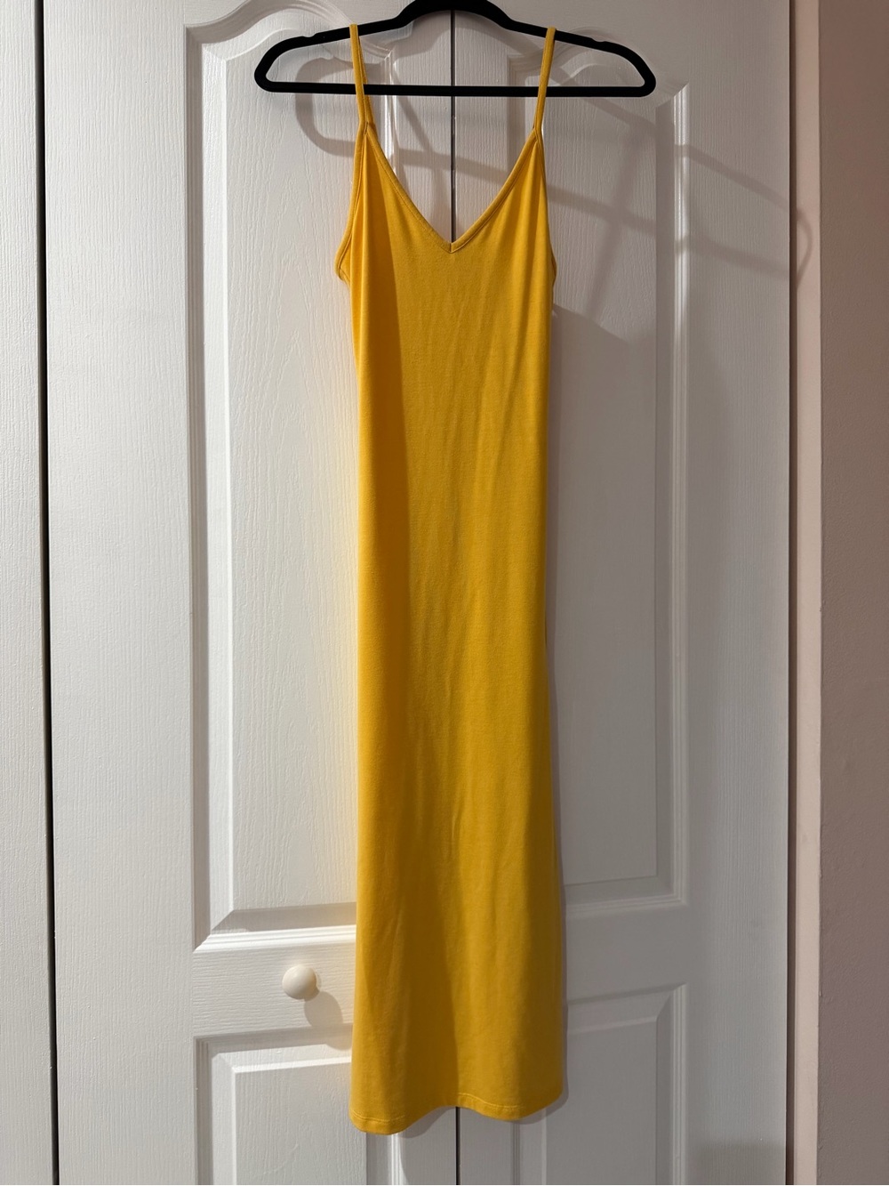 Forever 21 Yellow Slip Midi Dress